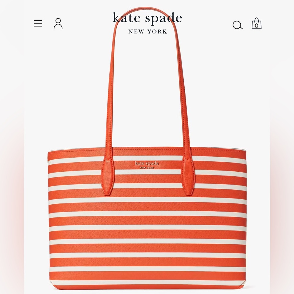 All Day Sailing Stripe Large Tote